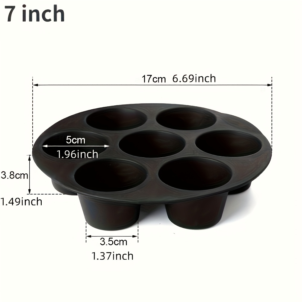 Image of 1pc Cake Molds For Air Fryers, Cylindrical Molds For Home Party Baking Utensils, For Cheesecake/flan/muffins, Dishwasher Safe & Design -perfect For Home Baking, Parties And Gifts