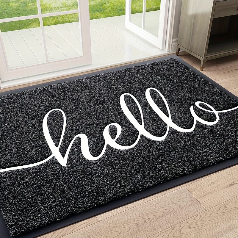 

1pc Front Door Mat Outdoor Entrance, , Patio Protective , Non-slip Rubber Backing, Easy To Clean Shoe Mud, Indoor, Entrance