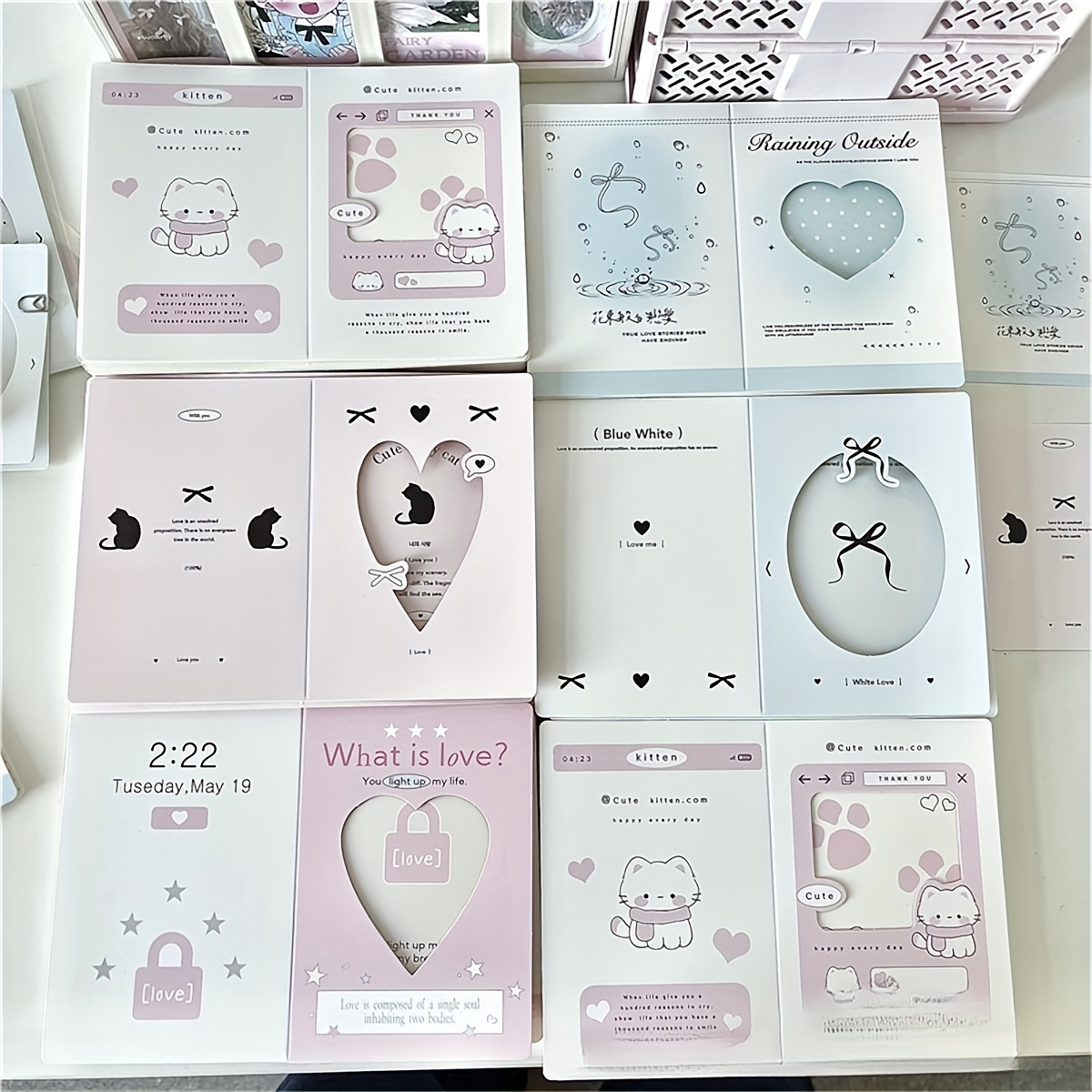 

30pcs Hollow Folding Greeting Cards With Aesthetic - Ideal For Valentine's Day & New Year