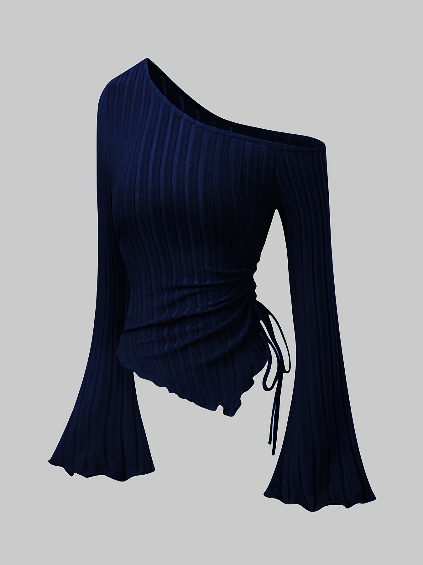 new womens shoulder long sleeves fitted casual Temu Australia