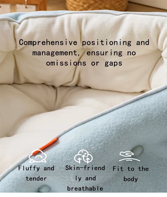 modern cat bed suitable for soft breathable fabric cozy warm bedding for indoor cats small dogs comfortable pet bed for winter use no for decor Product details 2