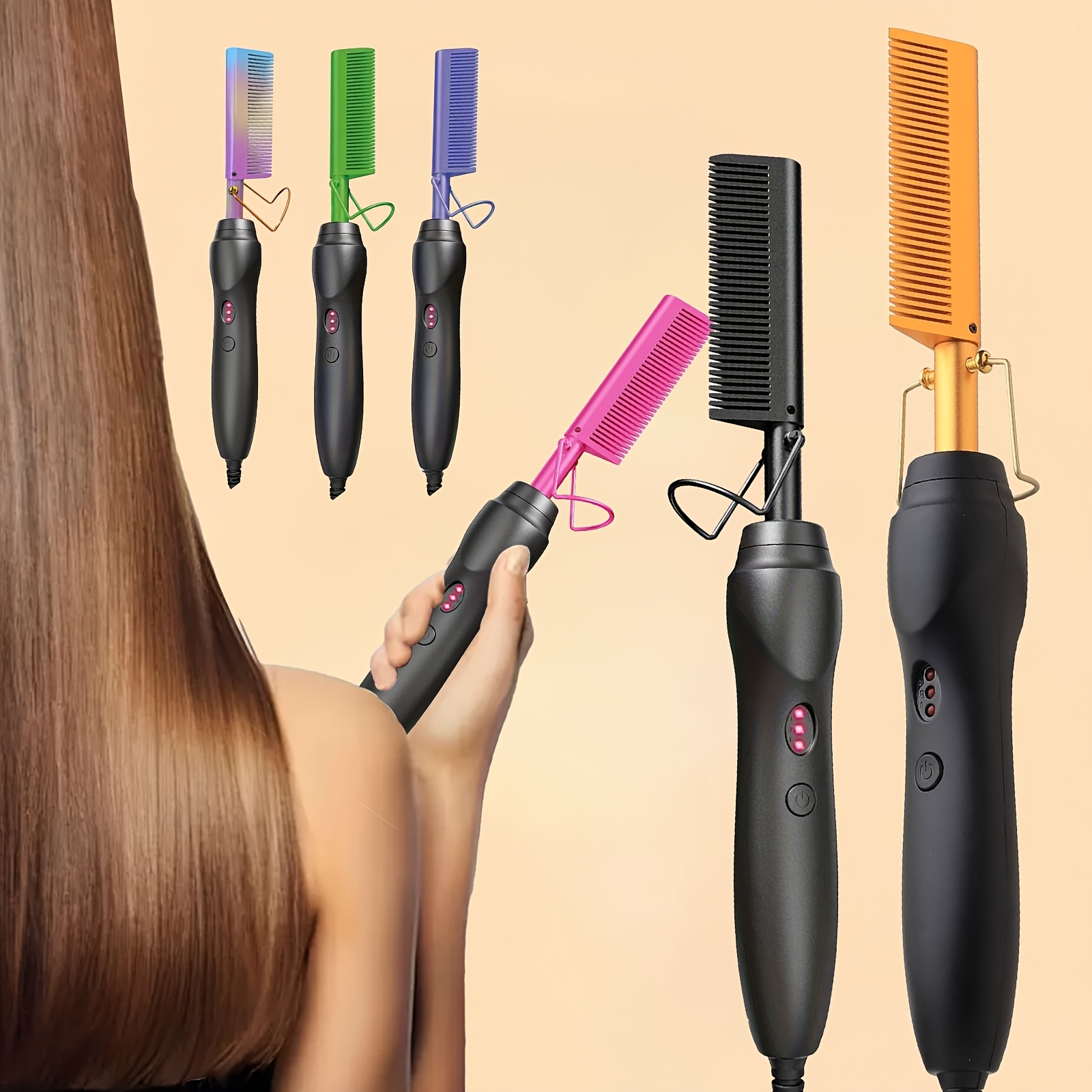 hot comb sold on Temu United States