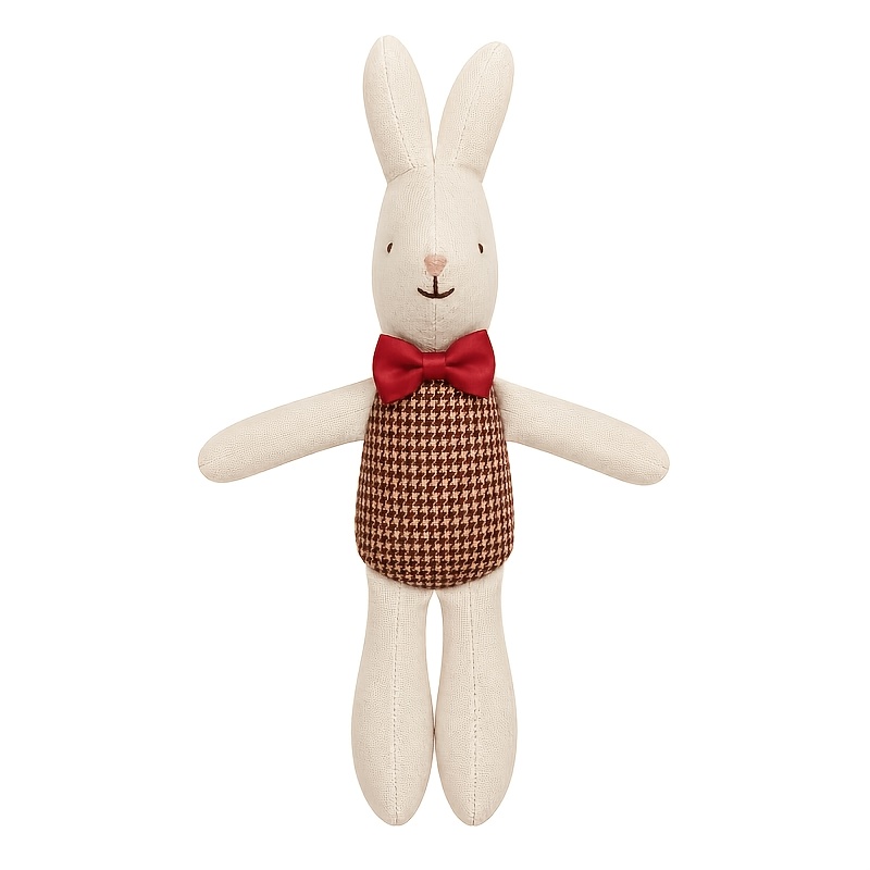 Handmade Fabric Rabbit Doll, Cute Nordic Style Puppet