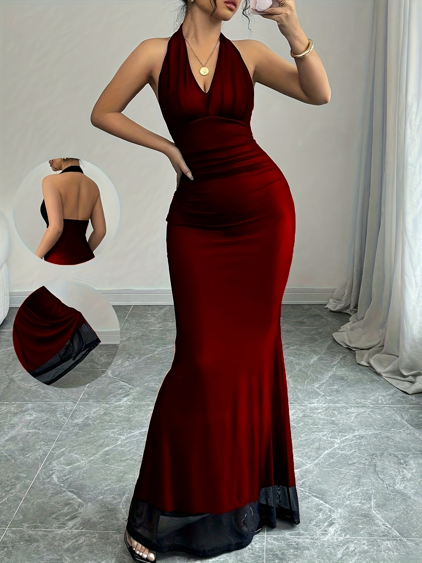 navy blue dress for baby girl HWDI Strapless Clear Back Bra for Backless Wedding Dress India main image 0