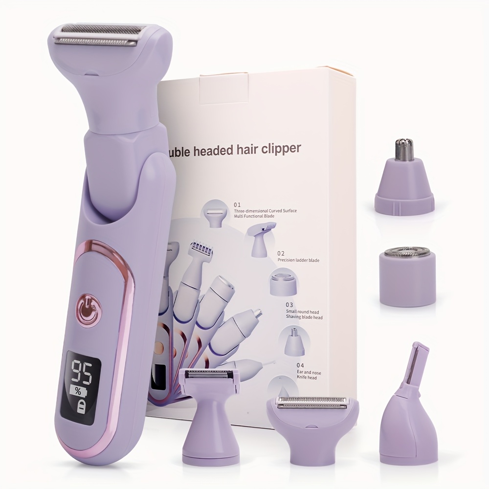 Image of Women' Electric Epilation & Shaving Usb- Lithium, Bikini Trimmer, Eyebrow Shaper & Full-body Hair Removal Suitable For Bikini, Eyebrow, Face, Underarm, Shaving