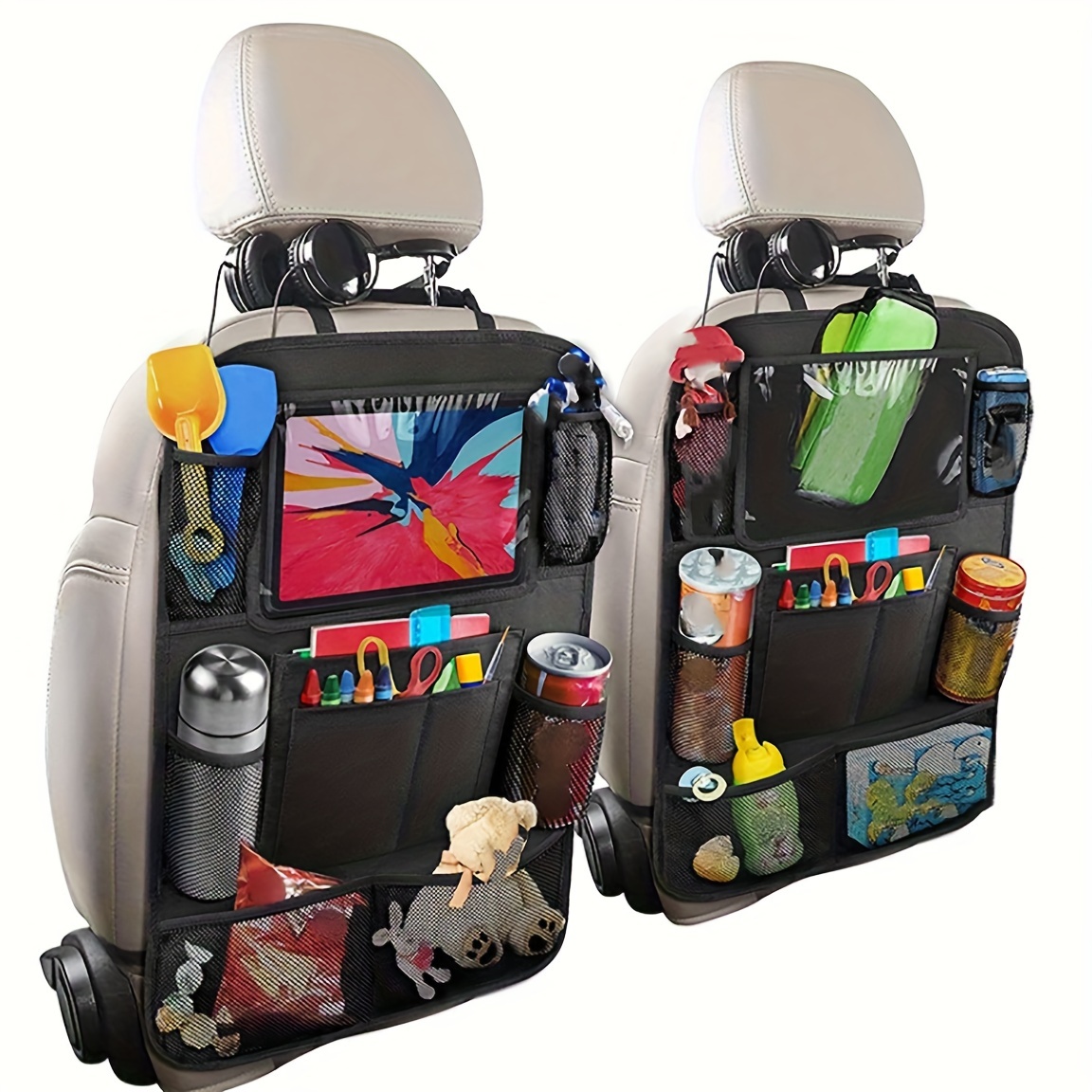 1 Stück Autositz-Rückenlehnen-Organizer – Baby-Rücksitz-Organizer
