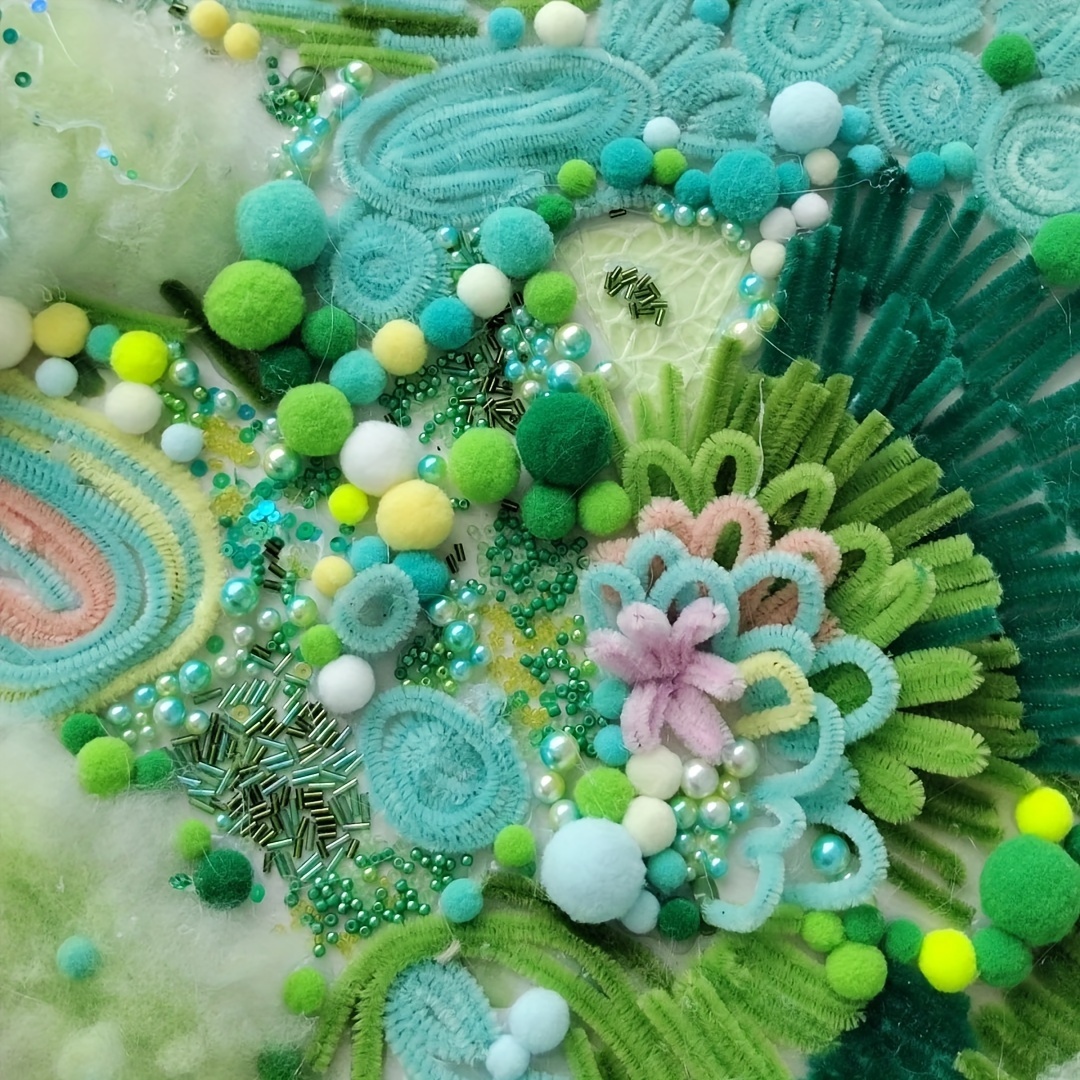TRIANU 200Pcs 10 Colors Pipe Cleaners, Chenille Stems, Pipe