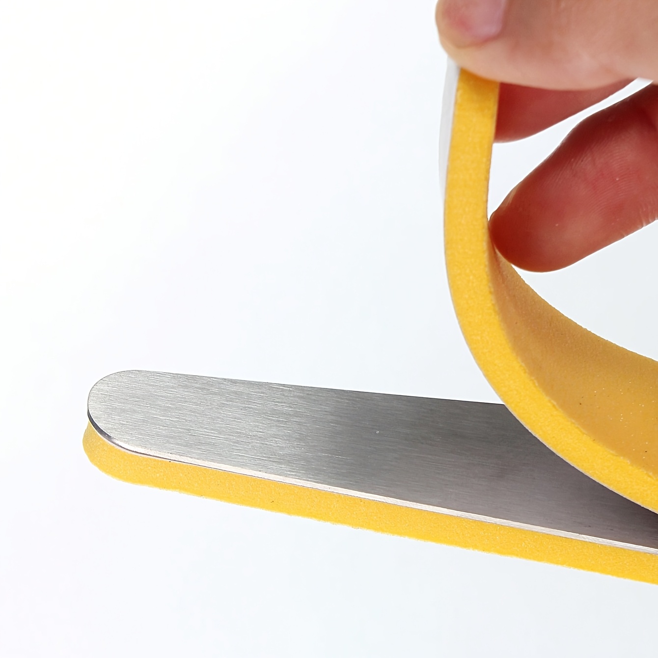 Half-Moon Shaped Stainless Steel Nail File