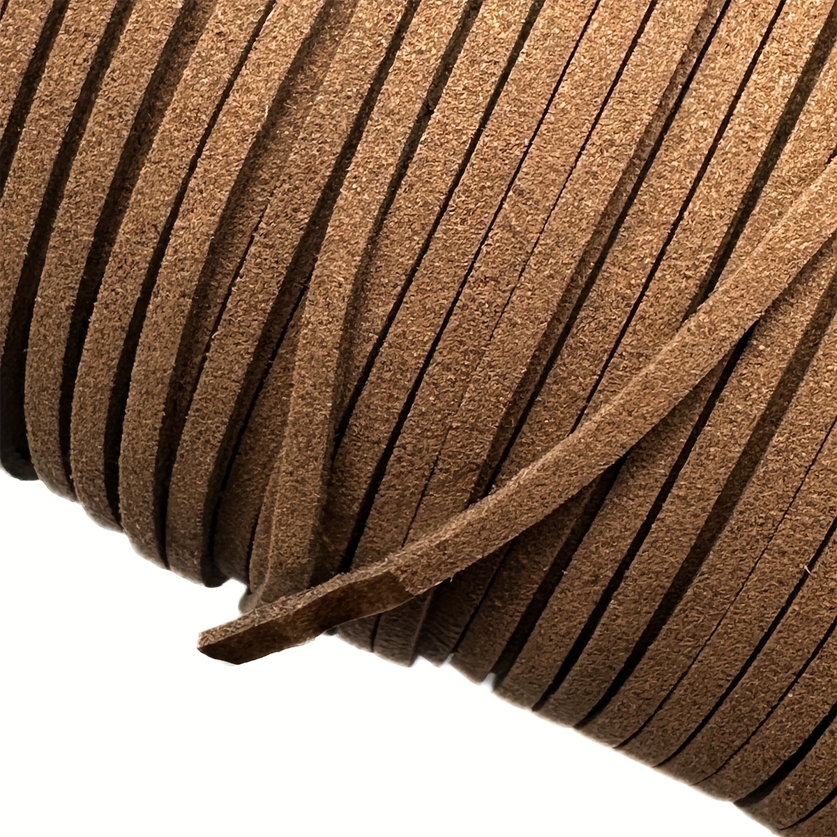 5 Yards/roll, 2.5mm Suede Beading Cords & Threads Necklace Cords Korean Velvet Cords Deerskin Cords Square Leather Cords Braided Bracelet Suede Velvet