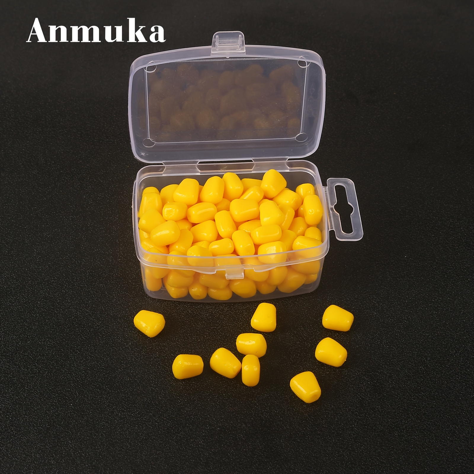 

100pcs Floating Corn Kernels, Silicone Soft Baits For Carp Catfish, Outdoor Fishing Accessories