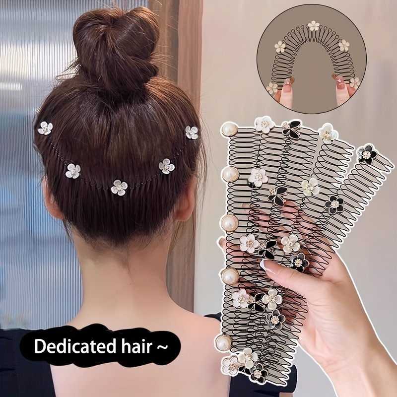 

3pcs/5pcs Comb For , -of-the- Ponytail , Comb