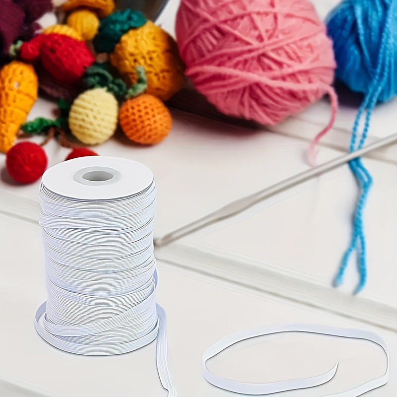 

23 Meters/roll Of High Elasticity White Elastic Rope, Suitable For Sewing Diy Handicrafts