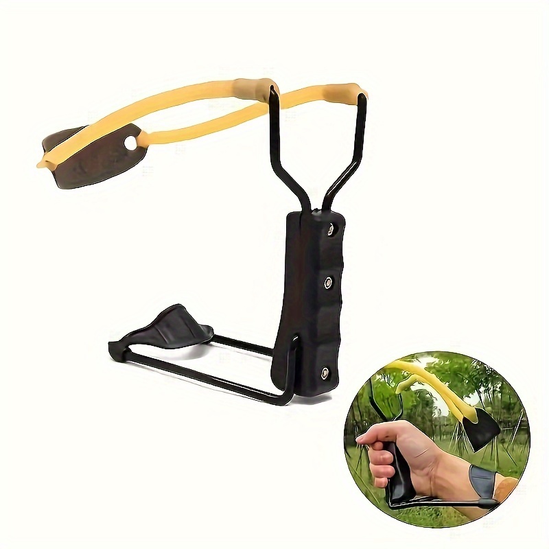 Powerful Slingshot Wrist Support Folding Handle Camping - Temu United  Kingdom