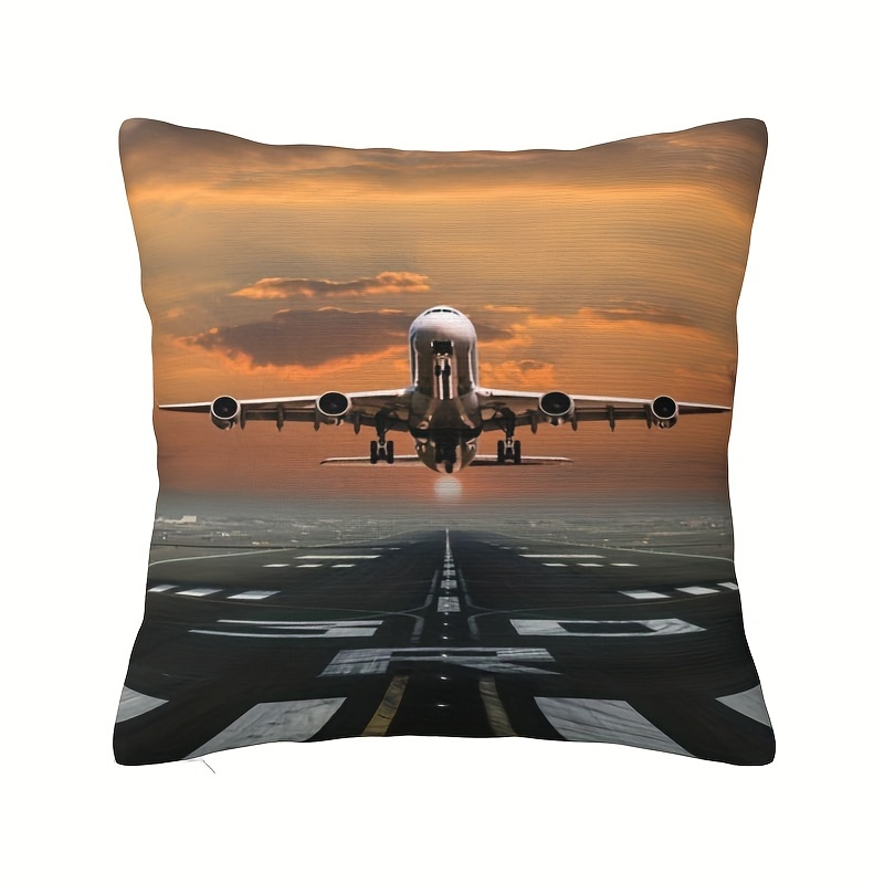 

Airplane , 18x18 , , Zip - For Sofa & Bedroom