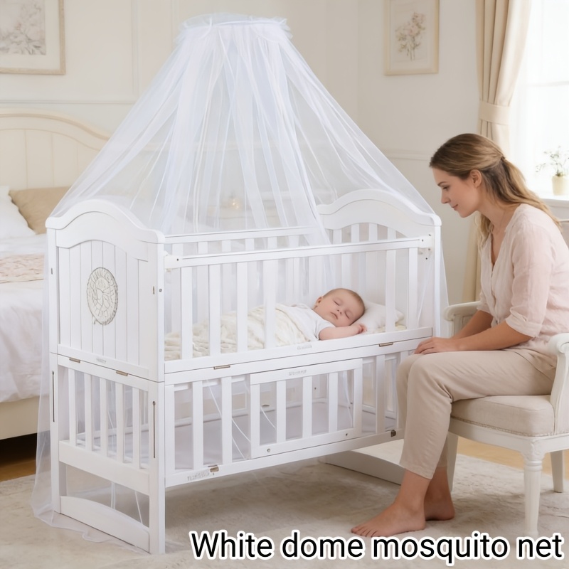 TEMU Dome Floor-standing Net, Home Bed Canopy, Reinforced Breathable Anti- Cover. Net Only, Netting, Protection Against Mosquitoes And Insects