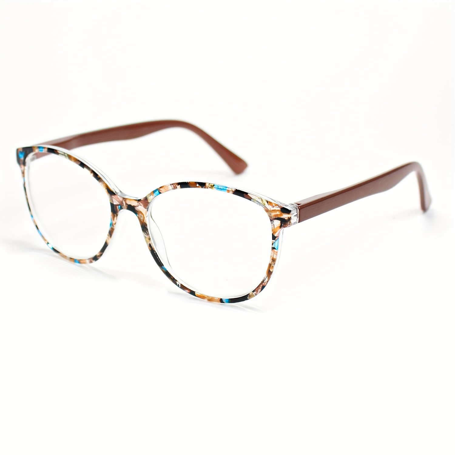 Classic Versatile Reading Glasses with Retro Patterned Frames