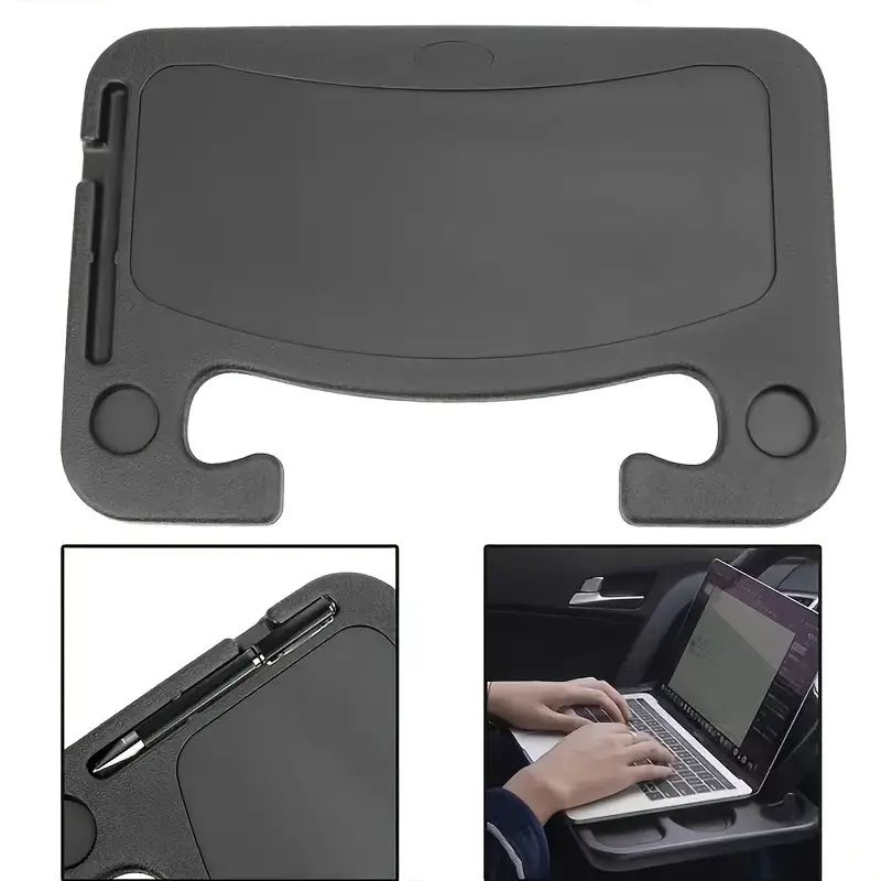 multifunctional car steering wheel 2in 1 tray table steering wheel storage rack storage board card table driving easier convenient for dining working reading and storage durable material suitable for most cars details 2