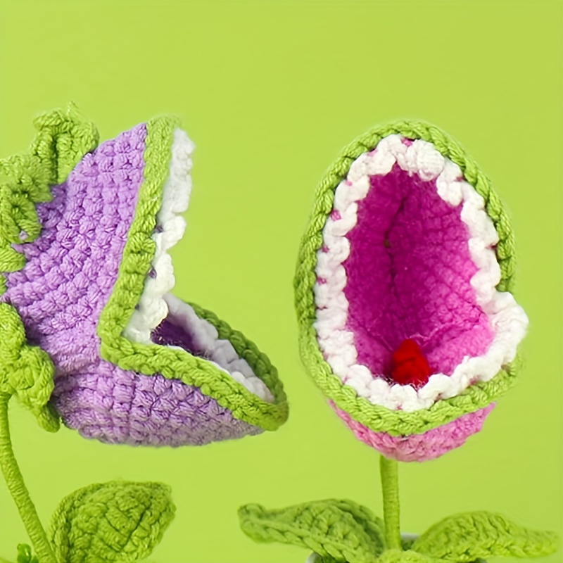 Popular Hook knitted flowers, handmade