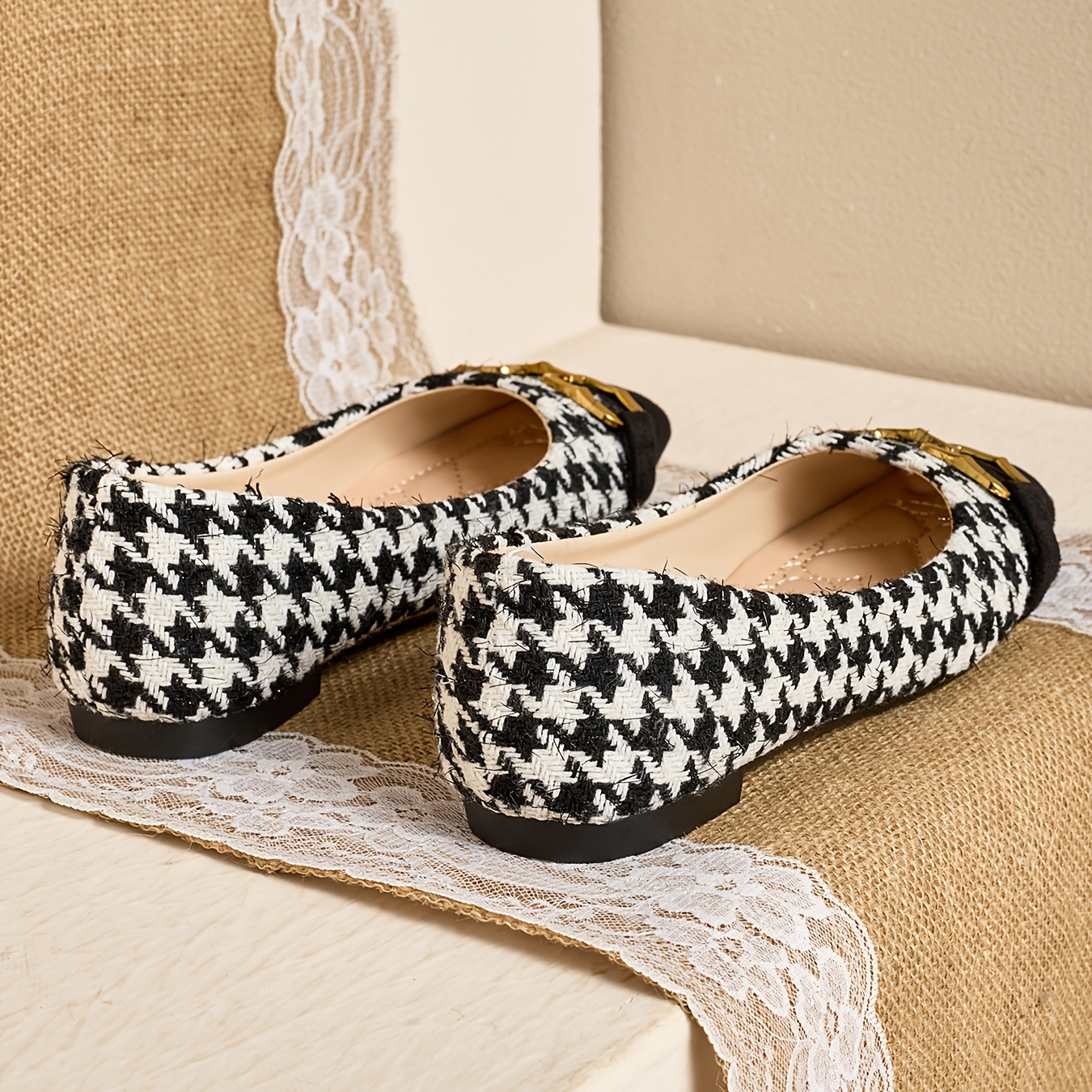 Women's Square-Toe Flat Shoes, Soft-Soled Loafers