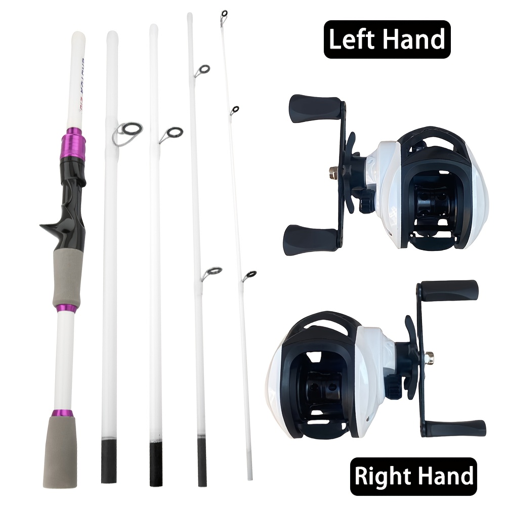 4 section 5 section portable fishing rod set 5 9 6 88ft - Temu