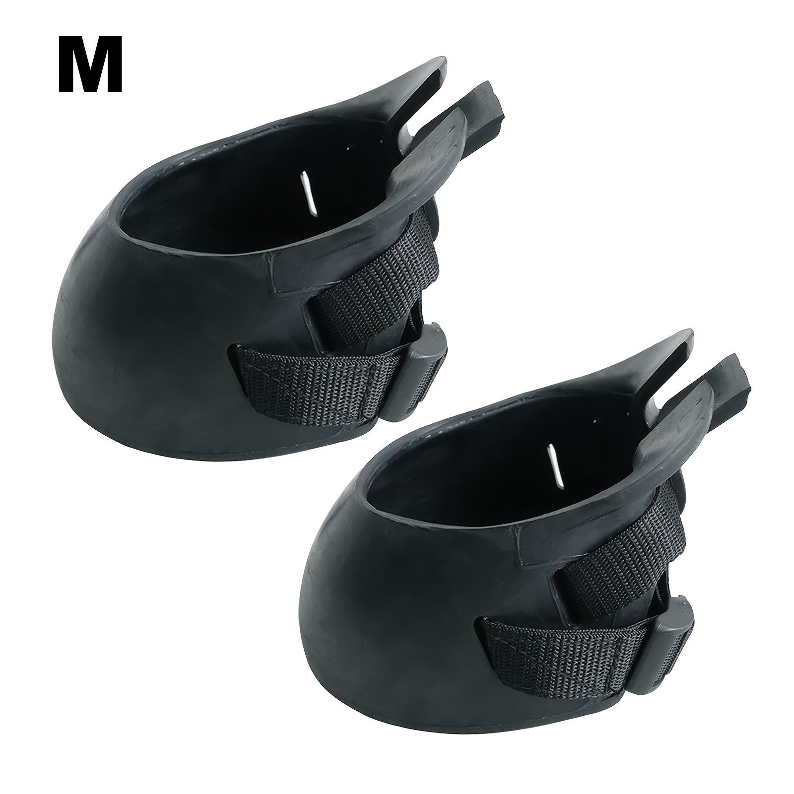 TEMU 2pcs Small, Medium, And Large Size Rubber Non-slip , , Cushion Fascia - Essential Black Cycling Accessory. Made Of Natural Rubber For Training