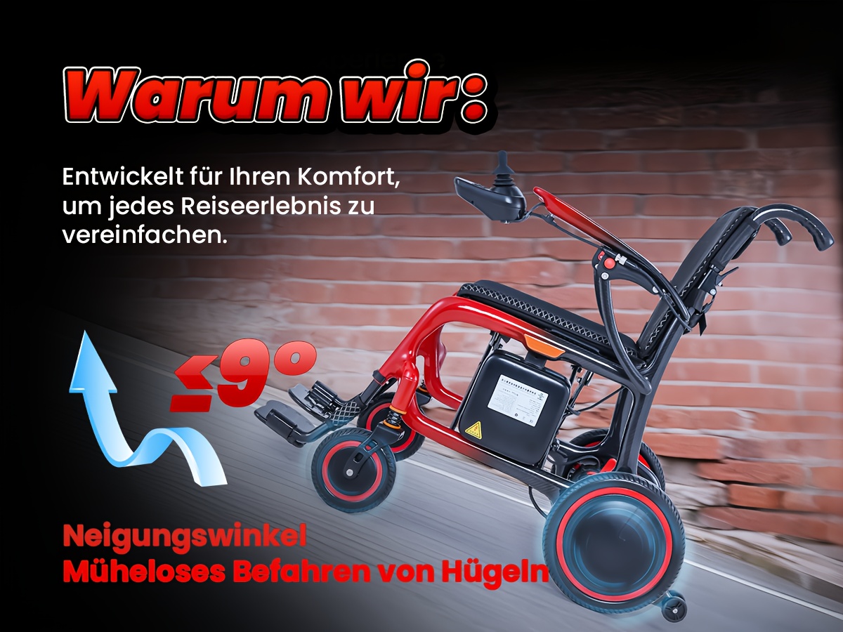2026 foldable carbon fiber electric wheelchair weighing 13 75kg supports up to 120kg 24ah battery 2 12 with a 48km range   with a backpack dust cover anti decubitus cushion and thickened seat cushion for the and disabled Product details 10
