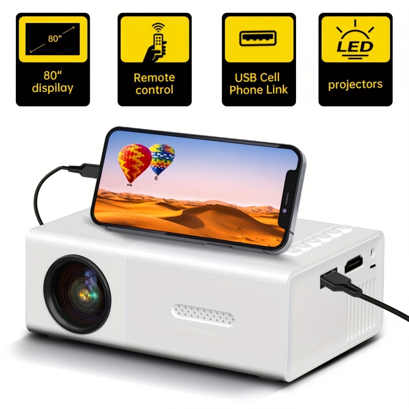 HY300 Projector 4K Android 11 WiFi 200 ANSI Allwinner H713 BT5.0 1080P 1280  x 720P Home Cinema Outdoor Portable Projetor - AliExpress