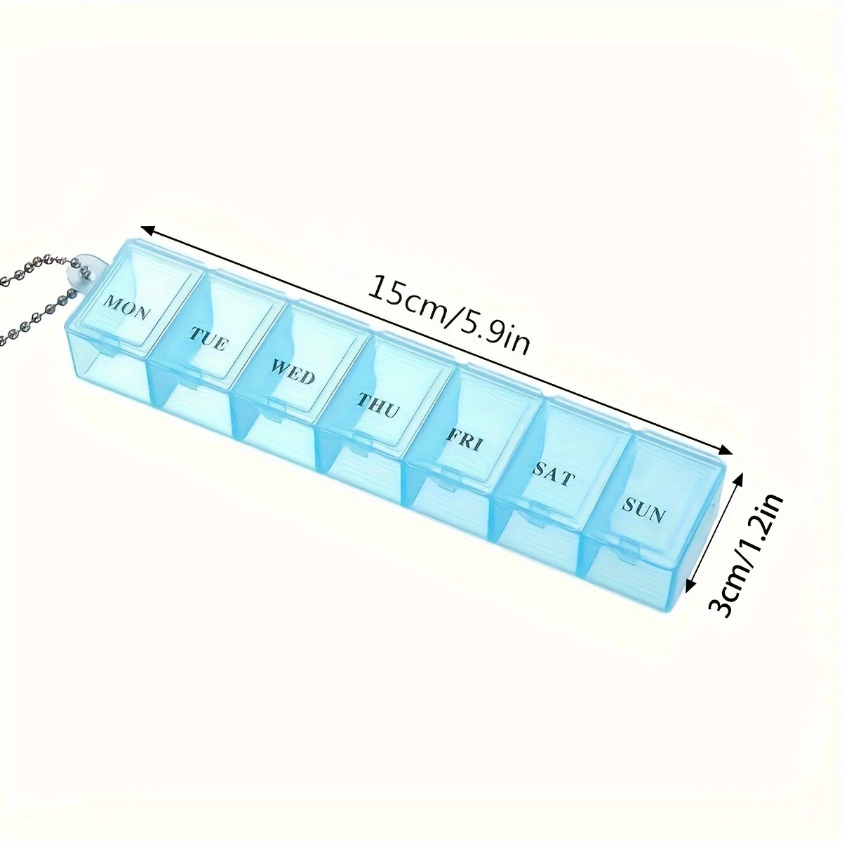 1 шт., органайзер для таблеток, 3 цвета, аптечка для таблеток на 7 дней, еженедельный держатель для планшетов, органайзер для хранения, контейнер для таблеток, разветвители для коробок для таблеток подробные сведения 4