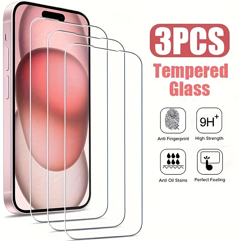 

3 Pieces Of High-definition Tempered Glass Screen Protectors Compatible With Iphone Models 11, 12, 13, 14, 15, 16 Pro Max And 14, 15, 16 Plus.