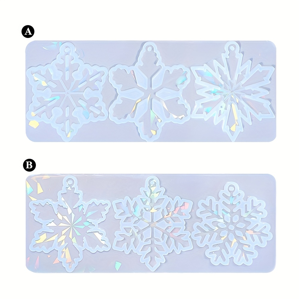 TEMU 눈꽃 장식용 실리콘 몰드, 크리스마스 레이저 눈꽃 장식 제작에 적합합니다. 이 레진 실리콘 몰드는 결혼식 및 휴일 장식에 적합하며, 실내 및 실외 모두에서 사용할 수 있습니다.