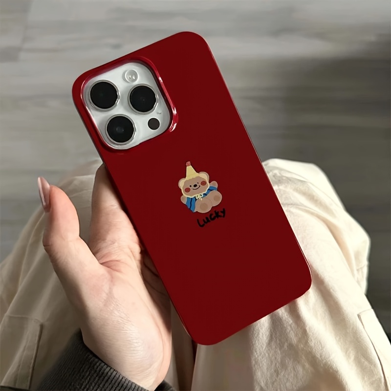 TEMU Wine Phone Case Protects Large Hole Jelly Shell For 16/16plus/16pro/16promax/15/15plus/15promax/14/14plus/14pro/14promax, 13/13pro/13promax,