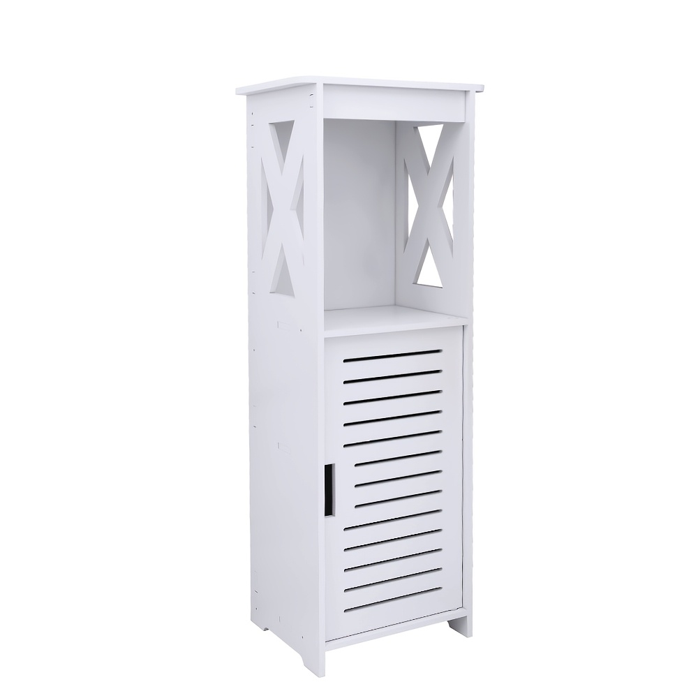 Modern Bathroom Furniture Cabinet, Bathroom Shelf, Free-standing Bathroom Furniture, Space- Bathroom Shelf, , Can Store Toilet Paper, Shampoo, Etc. - White 26 X 20 X 75cm