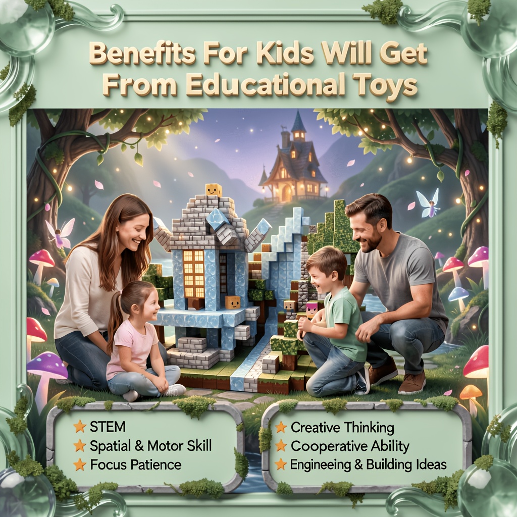 100pcs 3D Stacking Blocks DIY Kit for Creative Play