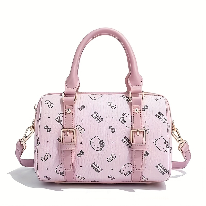 

1pc Of Sanrio Hello Kitty Stylish Crossbody Bag, Pu Material, With A Zipper Closure, Suitable For Use, Perfect As A Birthday Gift.