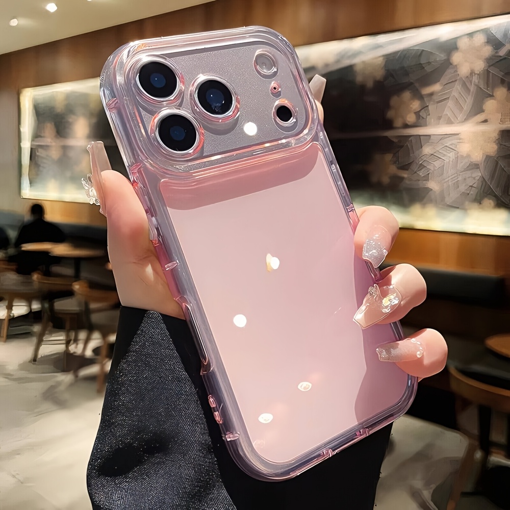 TEMU Phone Case: Cute Jelly Clear Lens Protective Phone Case Compatible With Iphone 17 Pro Max 17 Pro Max 15 Pro 15 14 13 12 Pro Max Summer Style