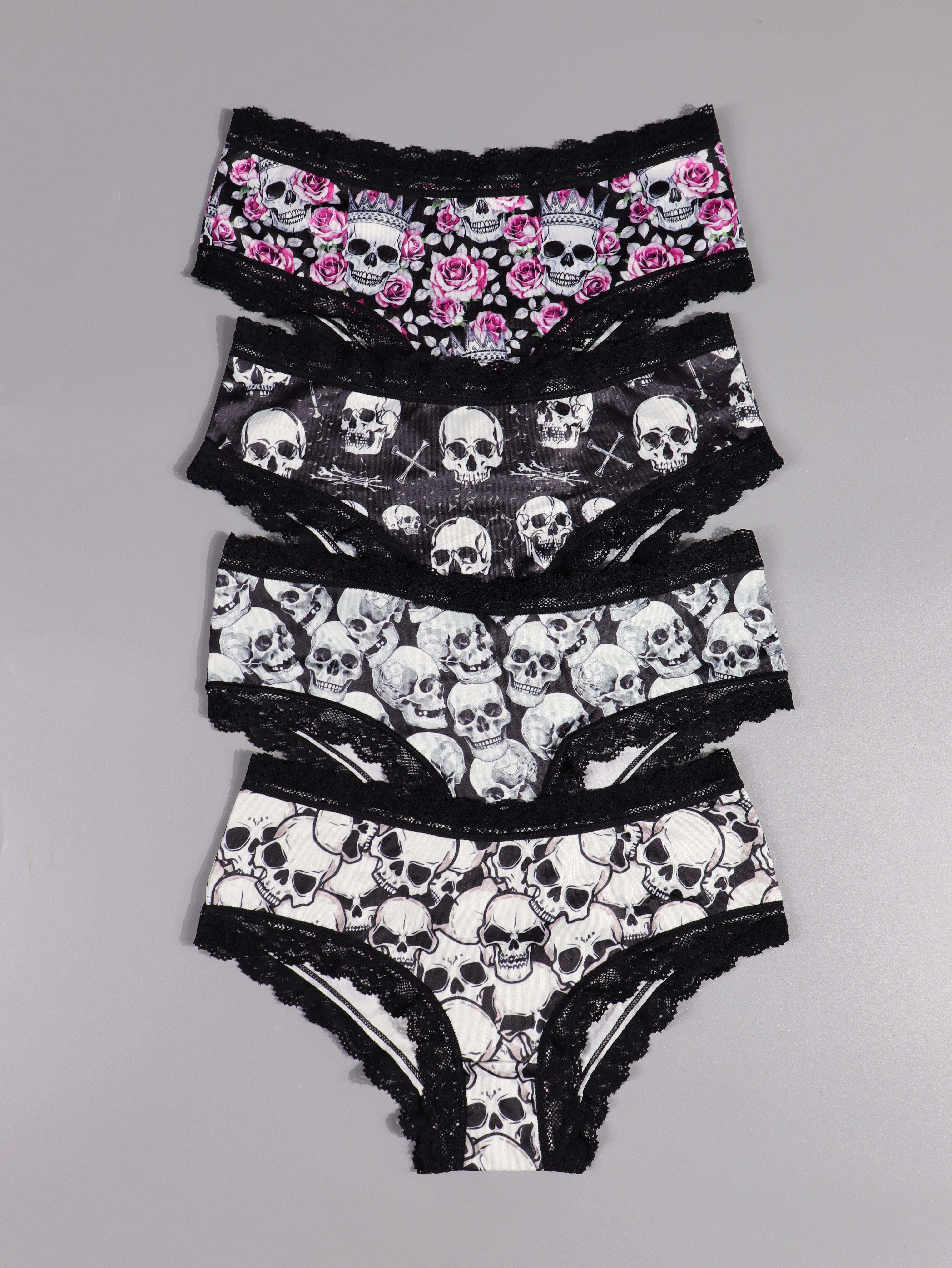 Is That The New Goth Women's Spliced Lace Triangle Panties ??