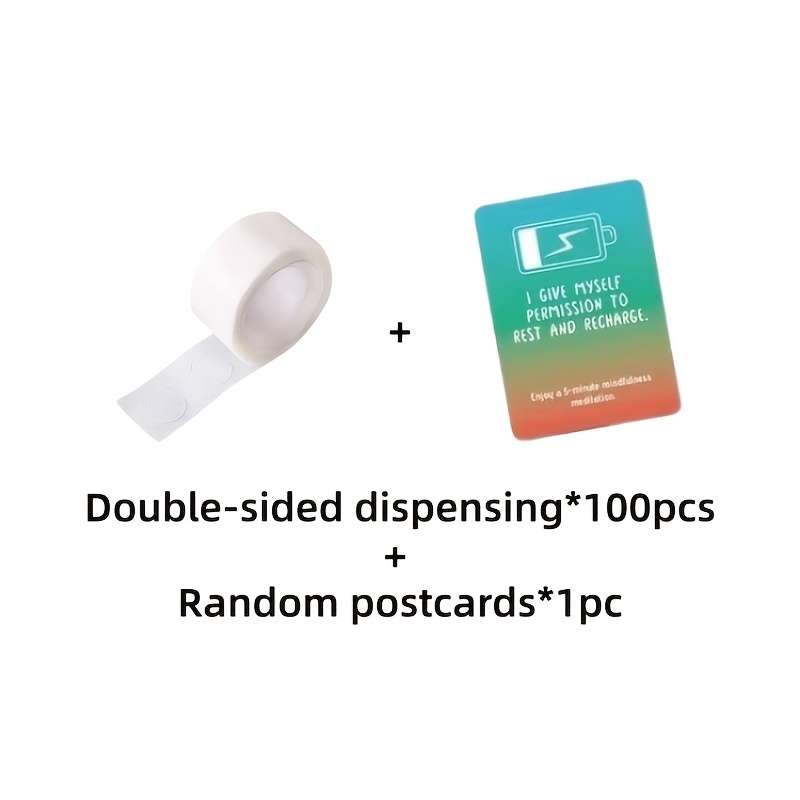 Image of 100pcs Of Dot-painting And Random-pattern Postcards, Balloon Dot-painting, Wedding And Marriage Supplies, Double-sided Dot-painting For Balloons, Glue For Party Decoration And Arrangement Supplies
