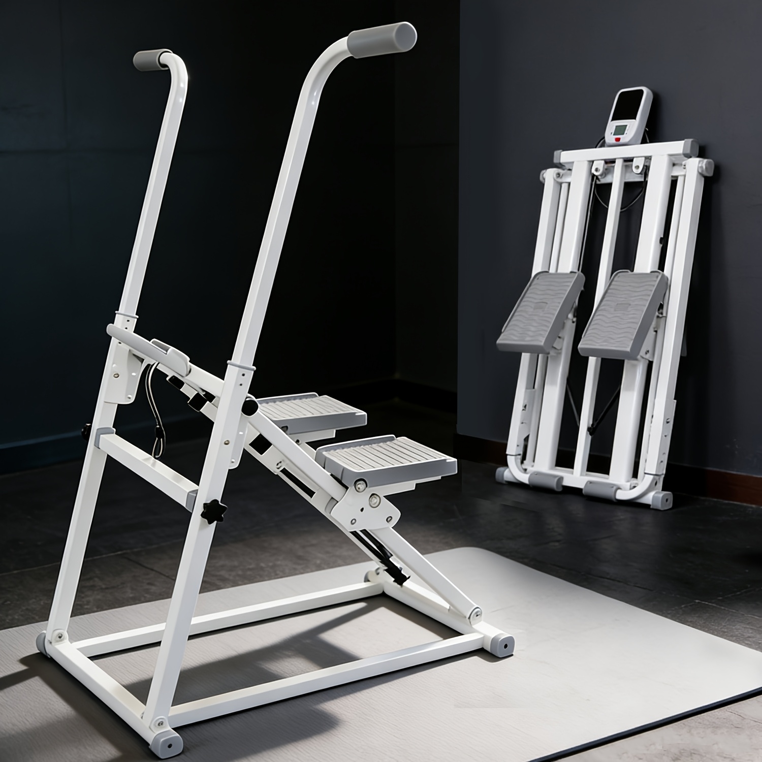 TEMU Climbing Machine (with Elastic Resistance System) Is Easy To Assemble And Is A Foldable Exercise Equipment. It Combines Aerobic And Strength