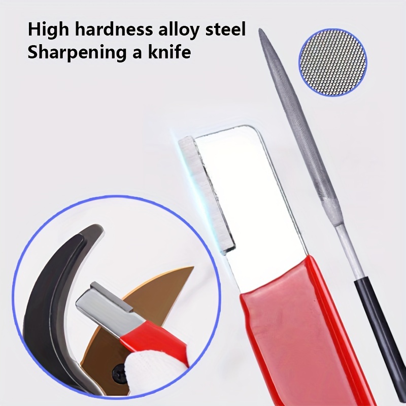 

2pcs Professional Knife Sharpener Set With & Diamond Ceramic - Ideal For All Blades, Including Shears