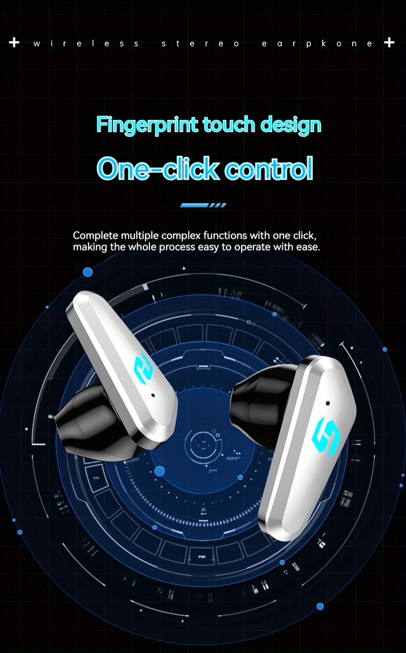 new in ear gaming headset earbuds comfortable bass hd calling for iphone for android details 5