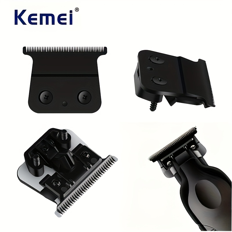 Image of Kemei Km-2299 Professional Hair Clipper Replacement Blades - Stainless Steel, Non-electric, Consistent Performance For Precise Trimming And Styling, Clipper Accessories