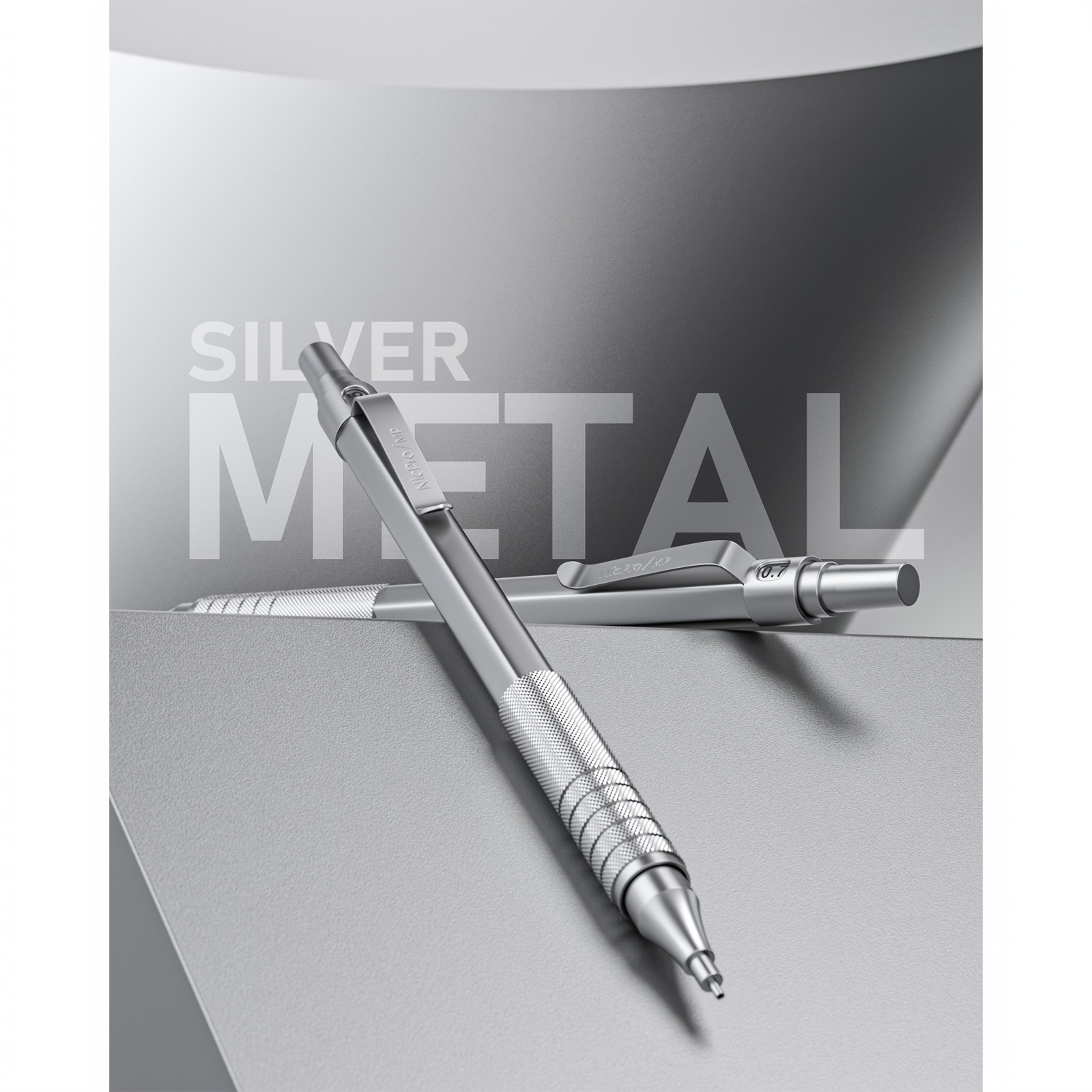Metal Mechanical Pencil Set with 396 Leads for Art and Drafting