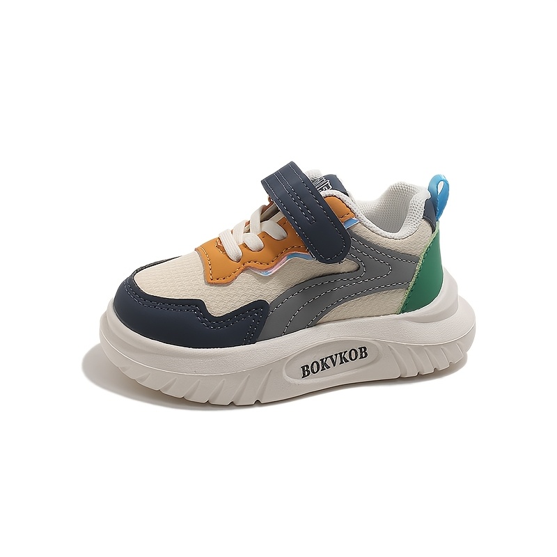 Zapatillas para Niños y Niñas - Compatibles para Juego al Aire Libre - Bajo, Tejido Transpirable y Suela, Color - Zapatos Casuales de Punta Redonda con Detalles de Flecos, Cierre de Gancho y Bucle (Uso Diario, Parque Infantil)