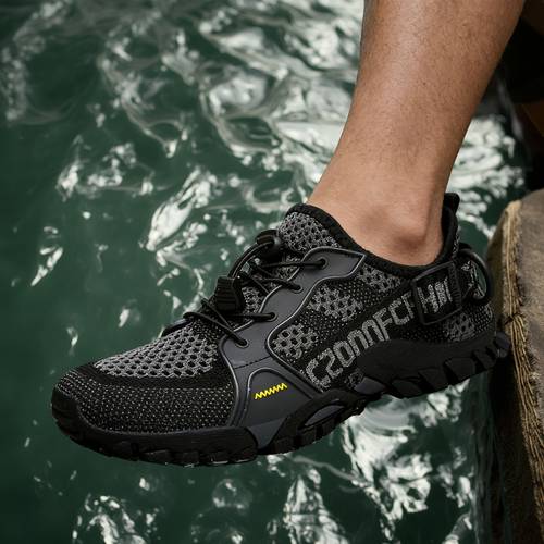 item picture lightweight breathable slip resistant wear resistant comfortable soft soled wading shoes for outdoor beach activities