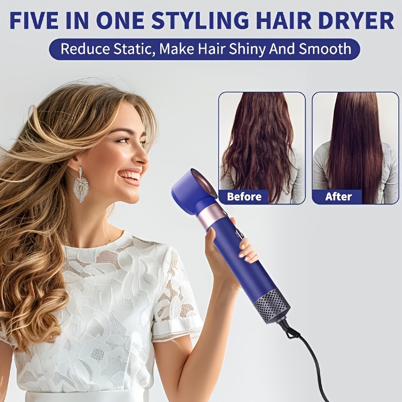 

Hot Blow Drying/curling/straightening, Automatic Curling And Straightening Shaper, 3 Adjustable Hot , , Dry Styling Curly Hair Straightening Fluffy. Suitable For Christmas. New Year Gifts