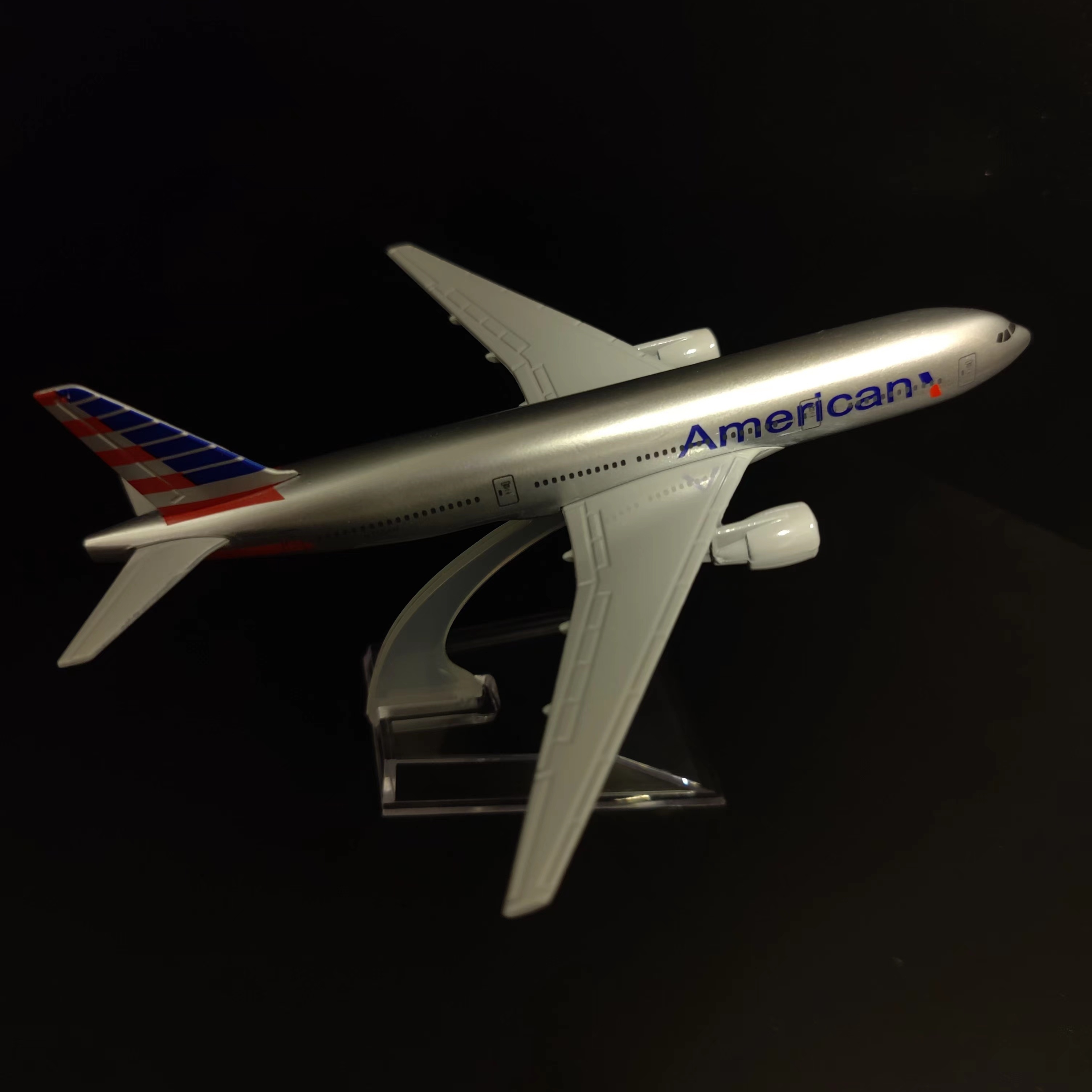 

777 Metal Diecast Airplane Model, 15cm Aircraft Miniature Collection For Aviation Fans, Home Office Decorative Ornament, Perfect Christmas Gift For Ages 14+