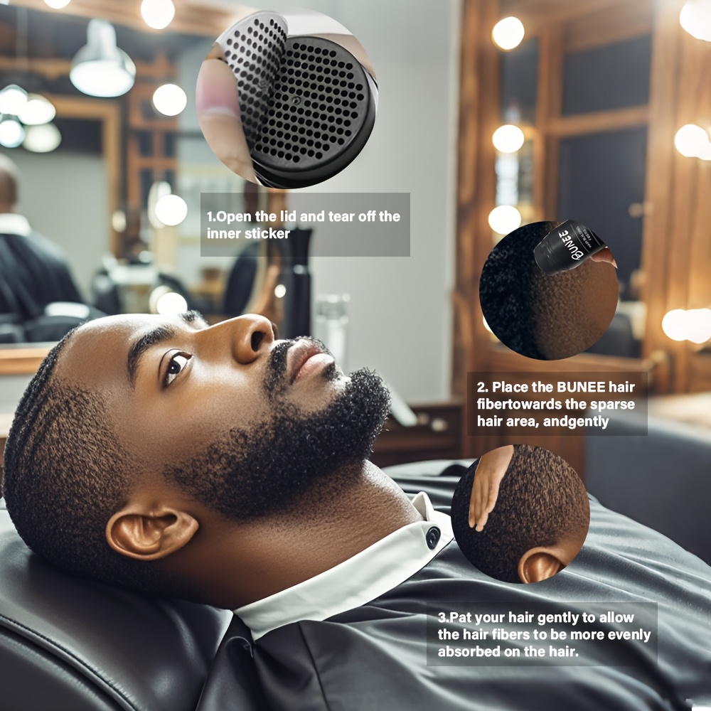 men s hair thickening fiber powder enhancing Temu
