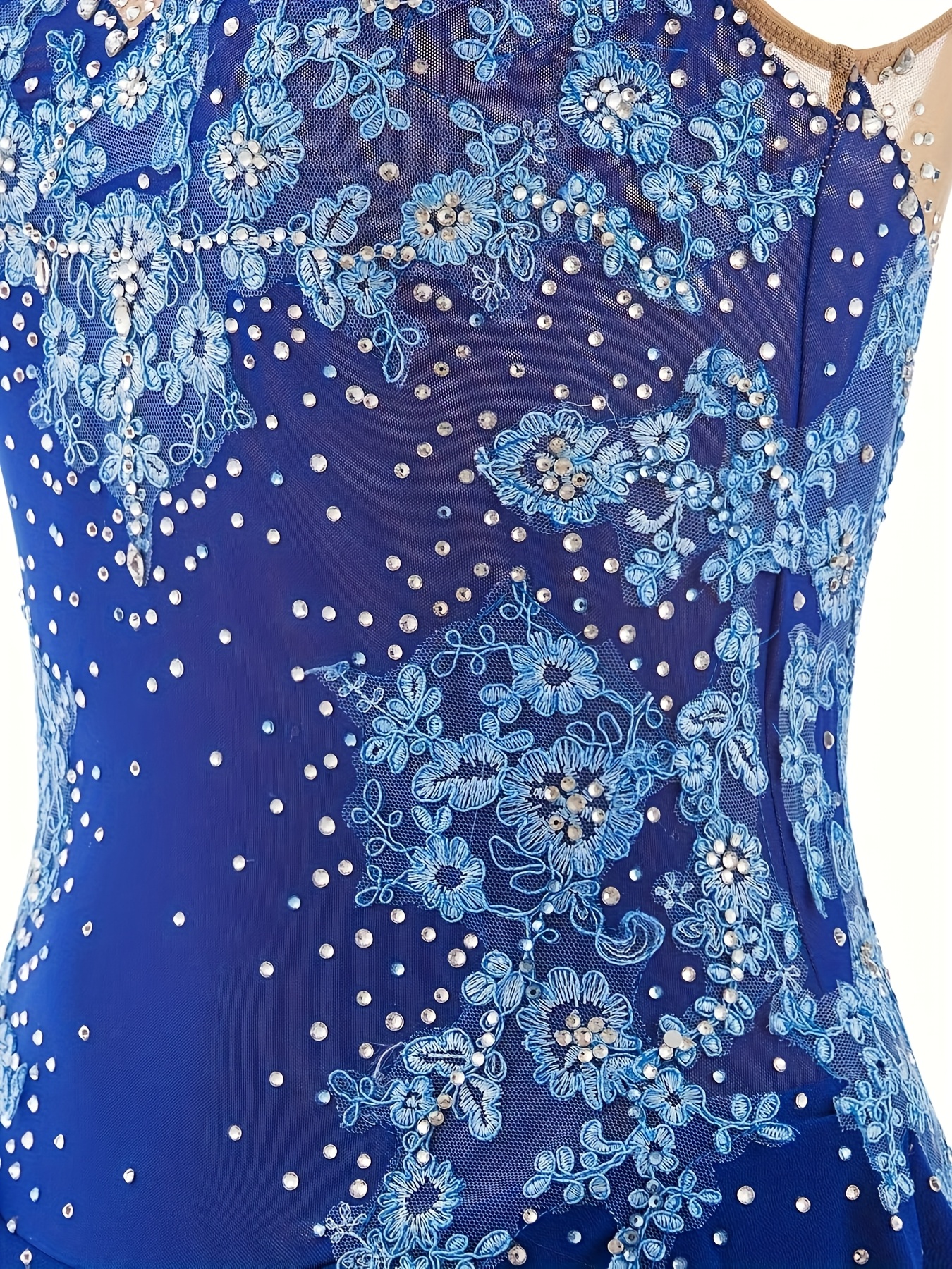 Eiskunstlaufkleid Damen Mädchen Eislaufen Kleid Schwarz Rrot Patchwork  Offener Rücken Netzstoff Hohe Elastizität Training Wettbewerb  Eiskunstlaufkleidung Klassisch Kristall / Strass Langarm Eislaufen 2025 -  €247.99, image size:800x1067