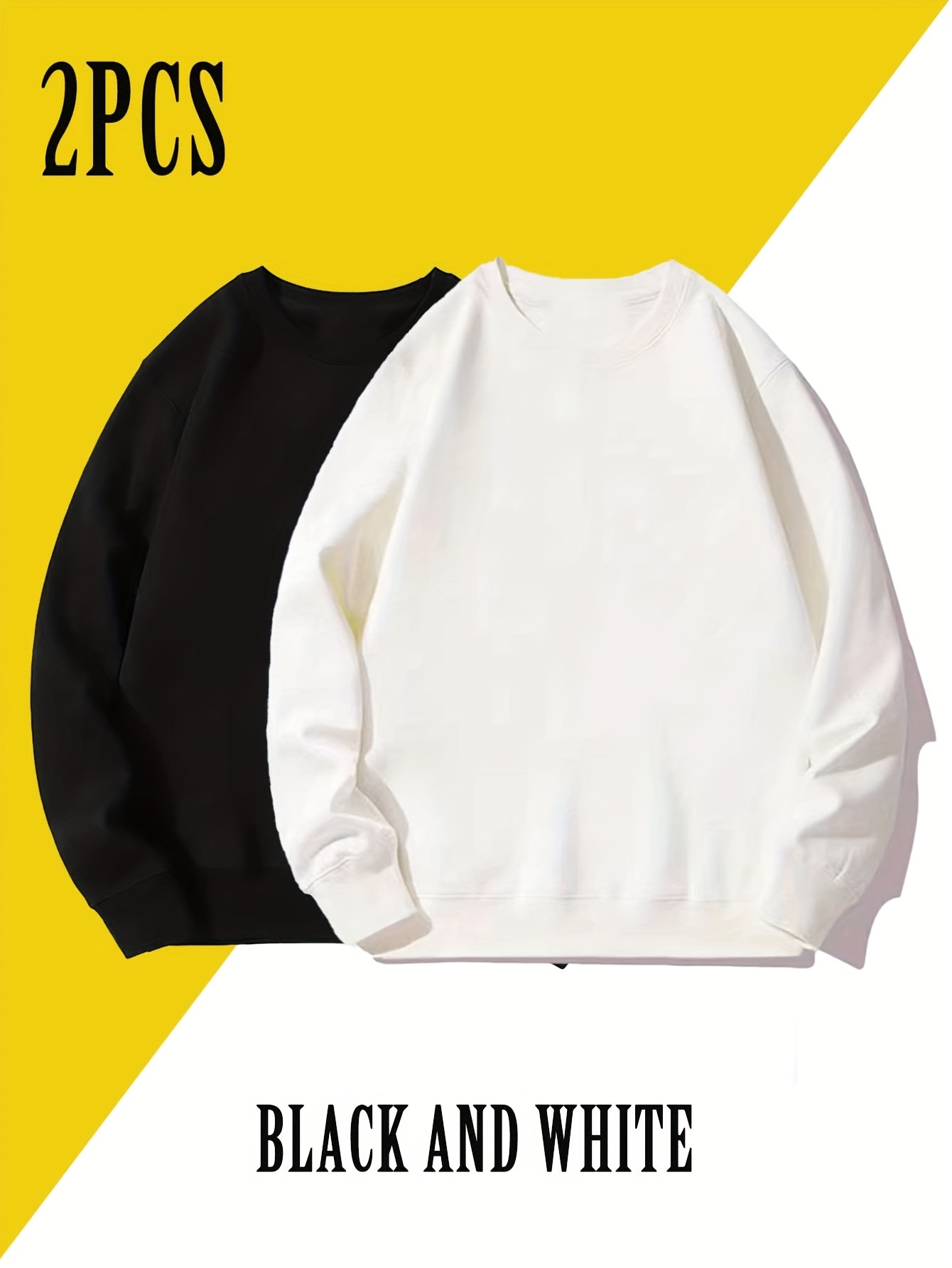white sweatshirt men sold on Temu United States