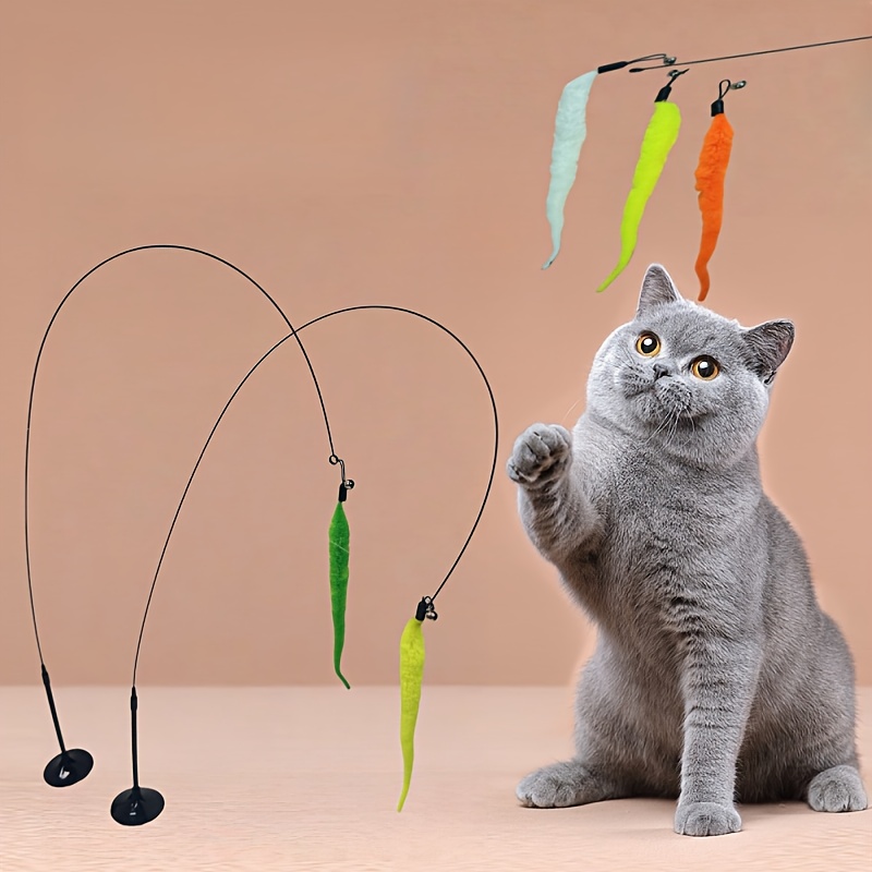 cat vibrating toy Pull String Mouse Vibrating Movable Interactive Toy Fluffy Plush Mice for  Cats Kitten Pets main image 0